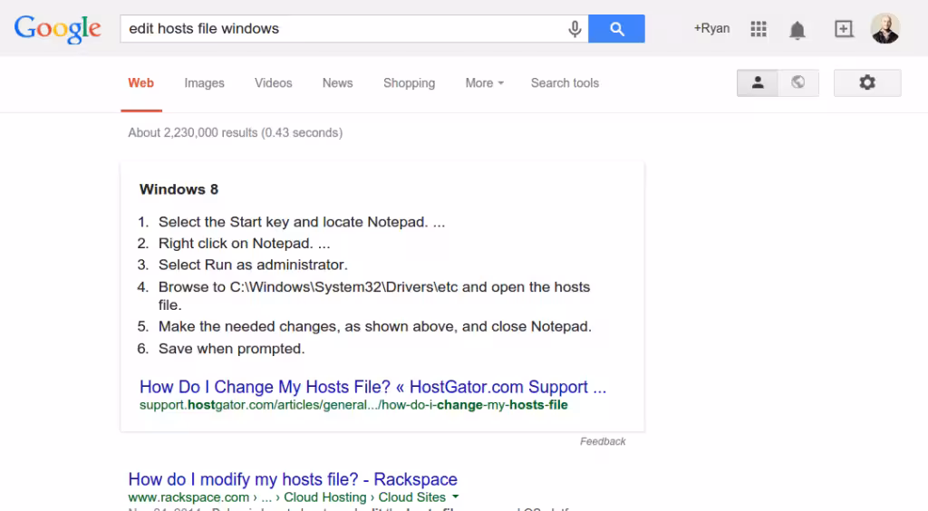 google-hosts